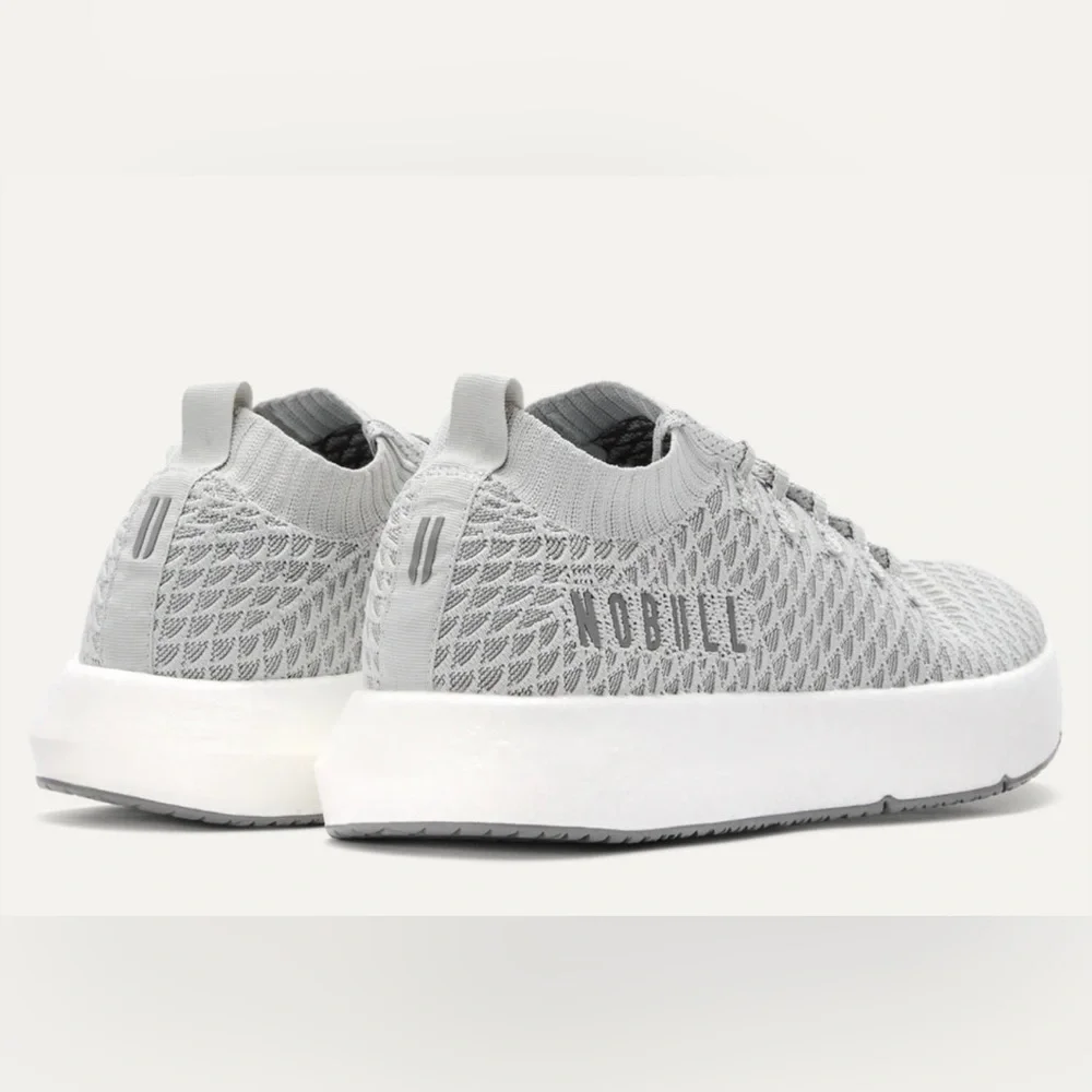 Nobull Women’s Drive Knit Athletic Tennis Shoes Size 8 Arctic Grey NIB - Picture 5 of 7